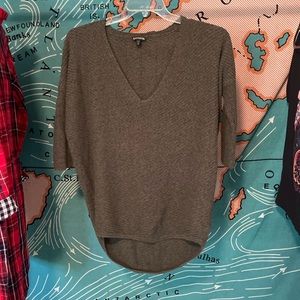 Express oversized sweater olive green, medium